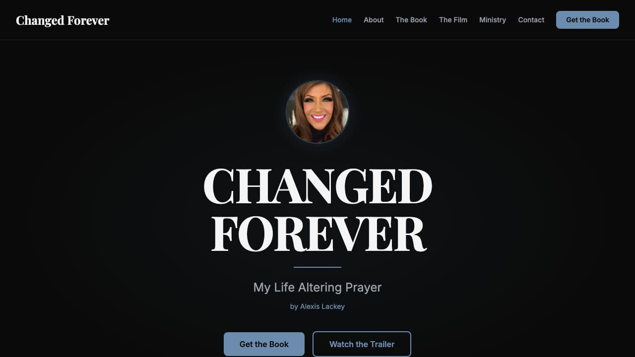 Changed Forever website