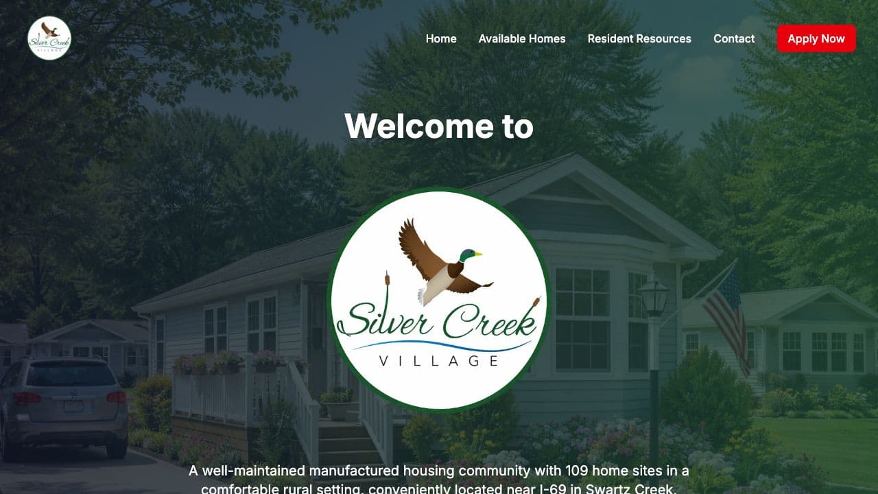 Silver Creek Village website